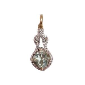 Sterling Silver 925 Quartz Gemstone Pendant